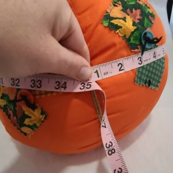Main Joy Limited Fabric Pumpkin Halloween Fall Dec - Picture 8 of 9